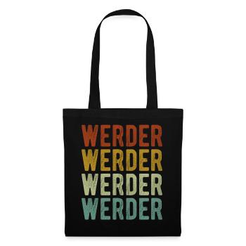 Werder Stadt Retro Vintage - Tote Bag - black - Front