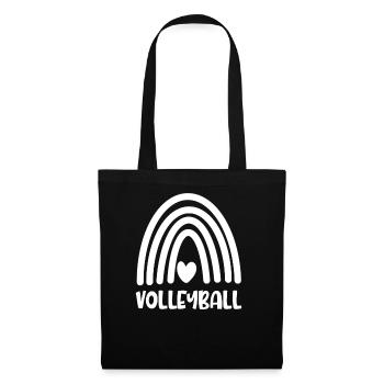 Volleyball - Stoffbeutel - Schwarz - Vorne