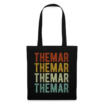 Themar City Rétro Vintage - Sac en tissu - noir - Devant