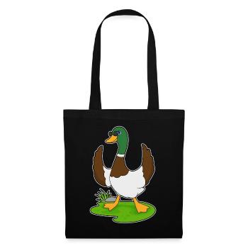 Ente Sonnenbrille - Stoffbeutel - Schwarz - Vorne