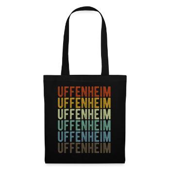 Uffenheim City Retro Vintage - Sac en tissu - noir - Devant