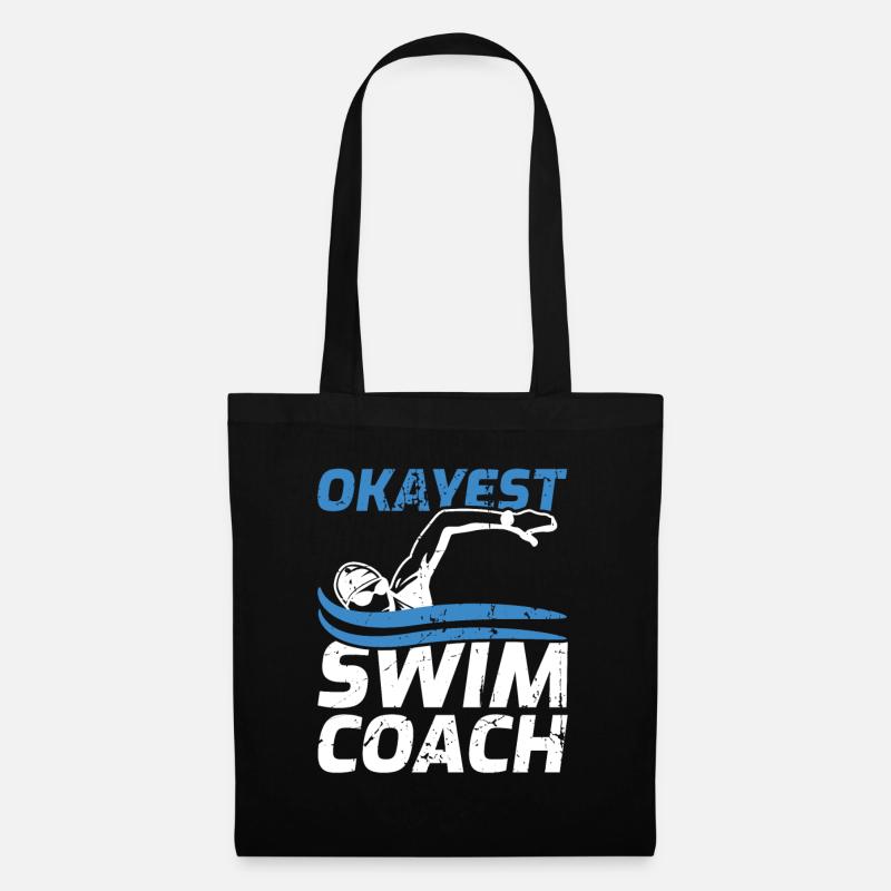 Schwimmtrainer - Stoffbeutel - Schwarz