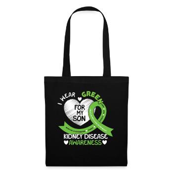 Mars, je porte la sensibilisation aux maladies rénales de Green Son - Sac en tissu - noir - Devant