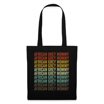 African Grey Mami African grey parrot - Tote Bag - black - Front