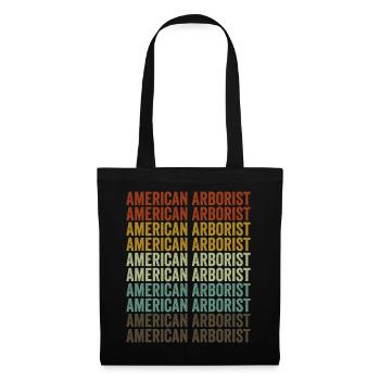 Amerikanischer Baumpfleger Baumpfleger Baumpfleger - Stoffbeutel - Schwarz - Vorne