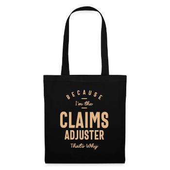 Claims Adjuster Funny Job Title Profession - Tote Bag - black - Front