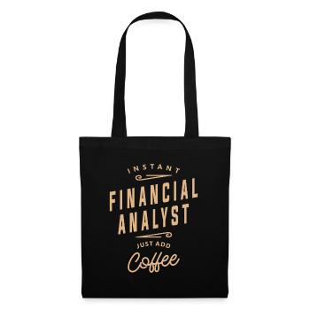 Financial Analyst Funny Job Title Profession - Tote Bag - black - Front