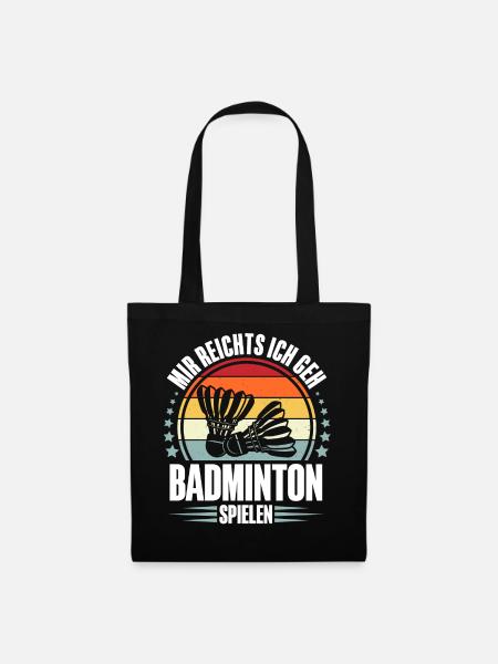 Badminton - Stoffbeutel - Schwarz