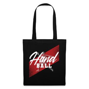 Handball Handballer - Stoffbeutel - Schwarz - Vorne