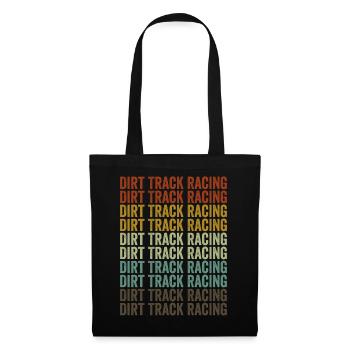 Dirt Track Racing American Bike Rider Dirt Track B - Tote Bag - black - Front