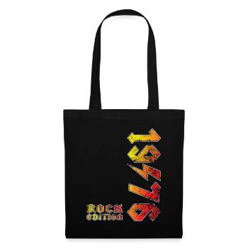Geburtstag Rock Edition 1976 - Stoffbeutel - Schwarz - Vorne