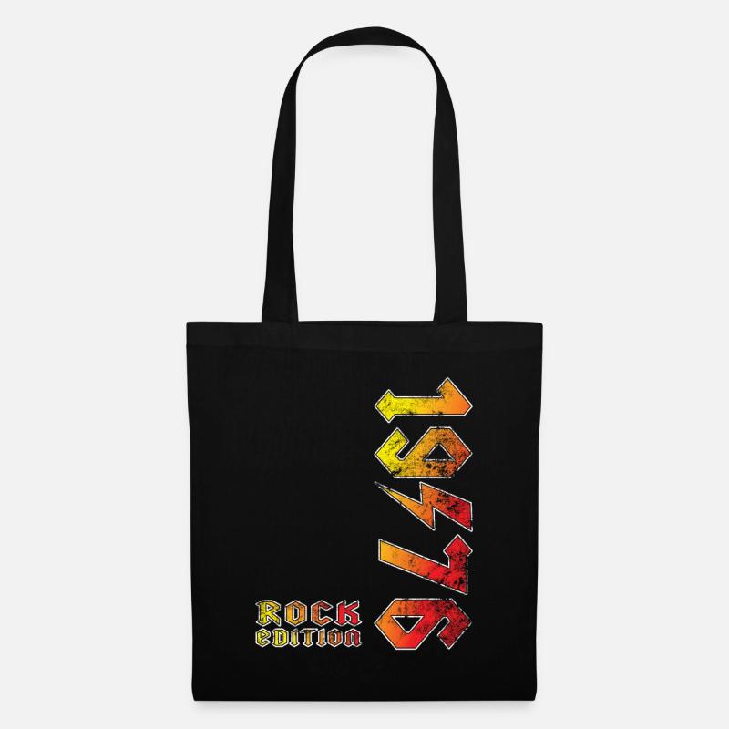 Geburtstag Rock Edition 1976 - Stoffbeutel - Schwarz