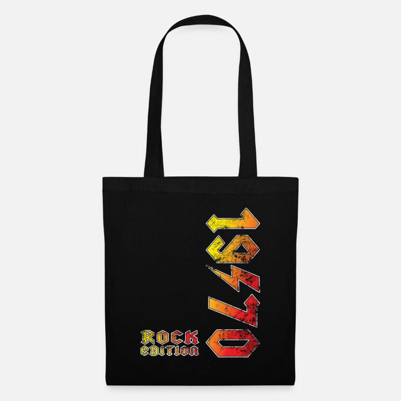 Geburtstag Rock Edition 1970 - Stoffbeutel - Schwarz