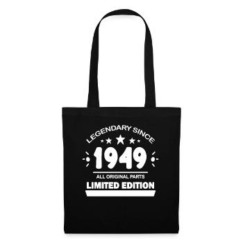 1949 - Born 1949 - Year of construction 1949 Spruch - Tote Bag - black - Front