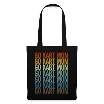 Go Kart Mom Go Kart Racer Mom - Sac en tissu - noir - Devant