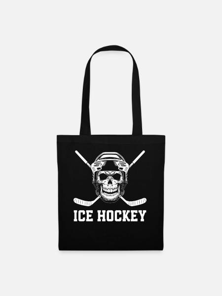 Eishockey  - Stoffbeutel - Schwarz