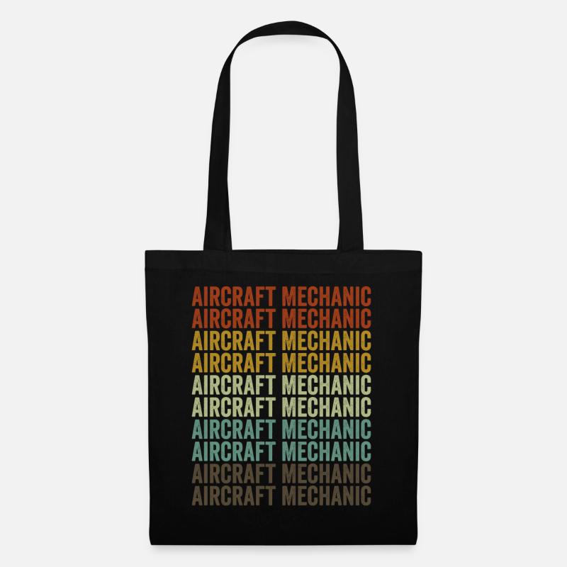 Mécanicien d’aéronefs Mécanicien d’aéronefs - Sac en tissu - noir