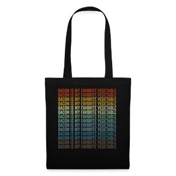 Bacon is my favorite vegetable bacon lover - Tote Bag - black - Front