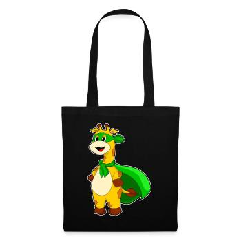 Giraffe Superhero Cloak - Tote Bag - black - Front