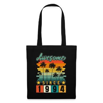 1994 Born Birthday Year of birth vintage - Tote Bag - black - Front