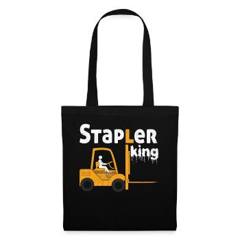 Funny Forklift Driver Boss Truck Operator Forklift - Tote Bag - black - Front
