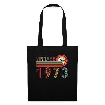 Drôle de millésime né en 1973 anniversaire - Sac en tissu - noir - Devant