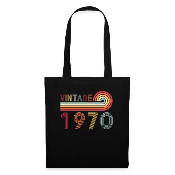 Drôle de millésime né en 1970 anniversaire - Sac en tissu - noir - Devant