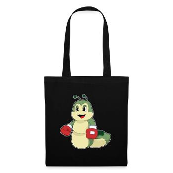 Caterpillar Boxer Boxing Gloves Boxing - Tote Bag - black - Front