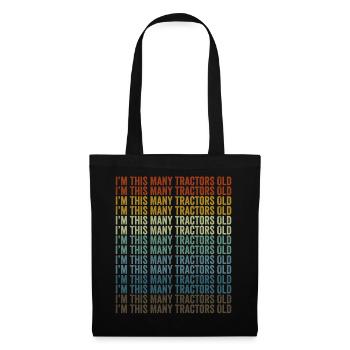 I am so many tractors old tractor farm truc - Tote Bag - black - Front