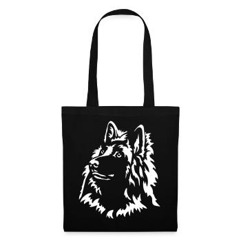 Tervueren Head "Black Edition" - Tote Bag - black - Front