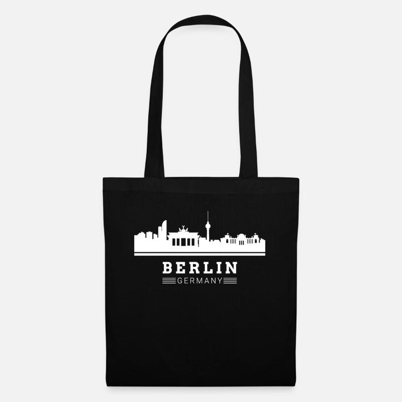 Berlin Deutschland - Stoffbeutel - Schwarz