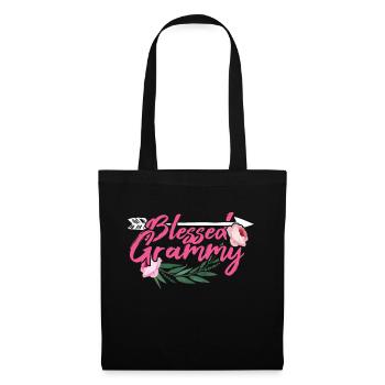 Grandmom Love Mom Floral Mother's Day - Tote Bag - black - Front