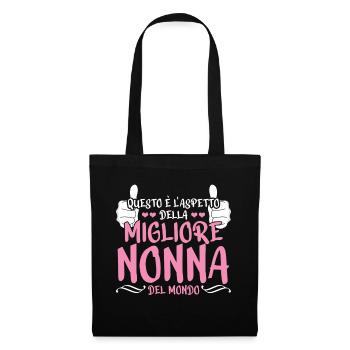 Best Grandmother Looks Italian Mother's Day - Tote Bag - black - Front