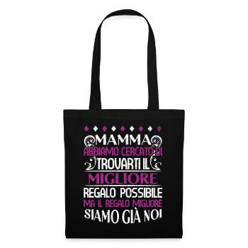 Mom We Tried Funny Italian Happy Mother's Day - Tote Bag - black - Front