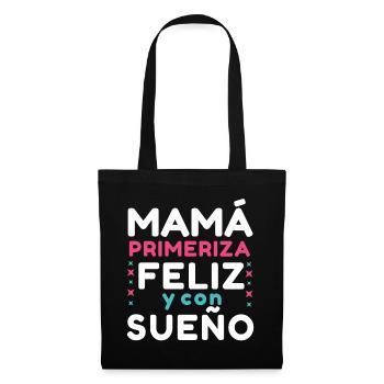 Happy Sleepy Mom Happy Mother's Day Spanish - Tote Bag - black - Front