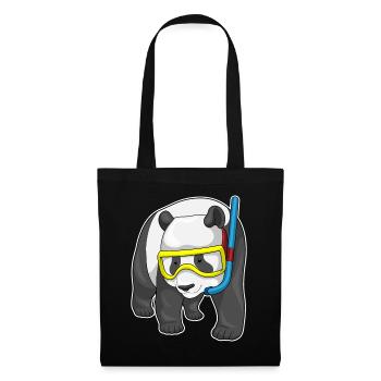 Plongée en apnéa Panda Diver - Sac en tissu - noir - Devant