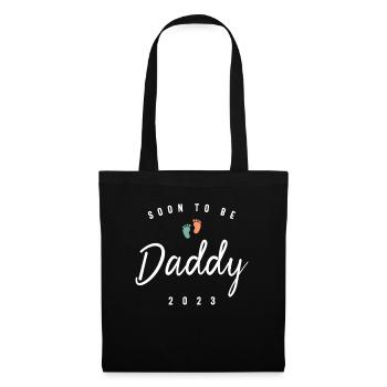 Mens Dad Soon To Be Daddy 2023 Father's Day - Tote Bag - black - Front