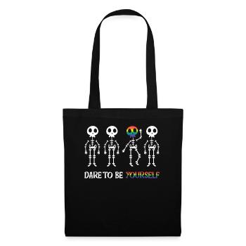 Dare To Be Yourself - Funny LGBTQ - Tote Bag - black - Front