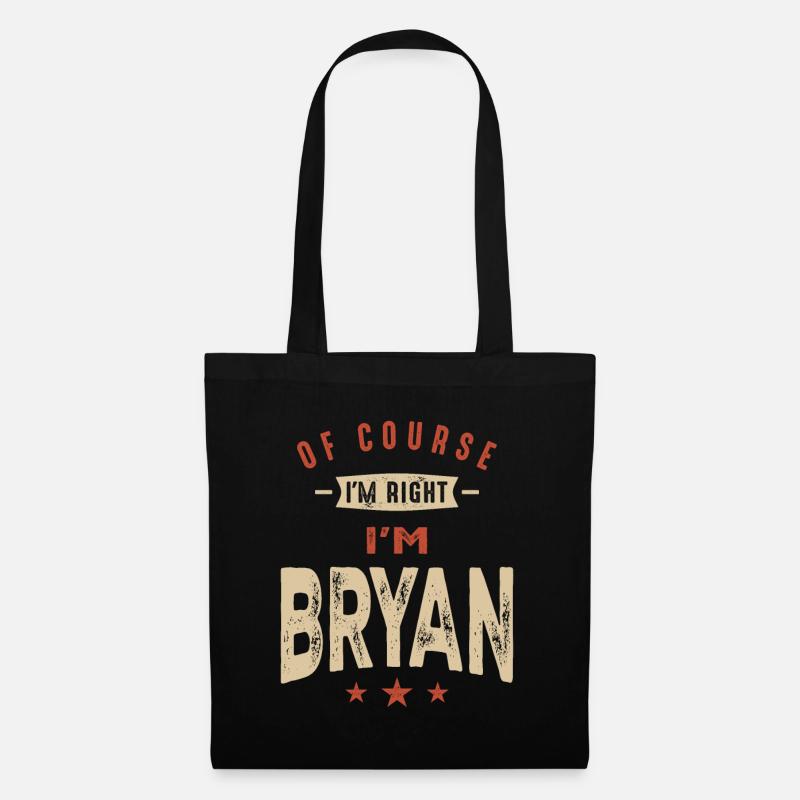 05 bryan - Tote Bag - black