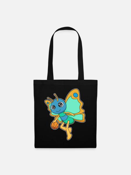 Butterfly Basketball Player Basketball - Sac en tissu - noir