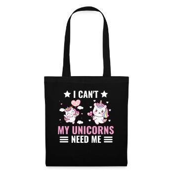 Fantasy Animal Magical Creature Gift Unicorn - Tote Bag - black - Front