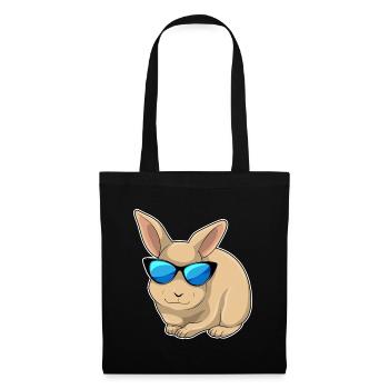 Lunettes de soleil Lapin - Sac en tissu - noir - Devant
