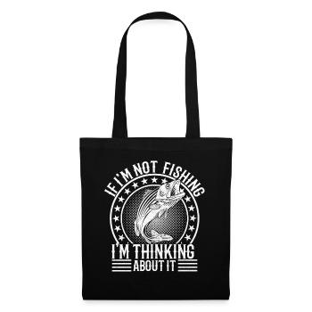 Fishing Hunting Fish Hunter - Tote Bag - black - Front