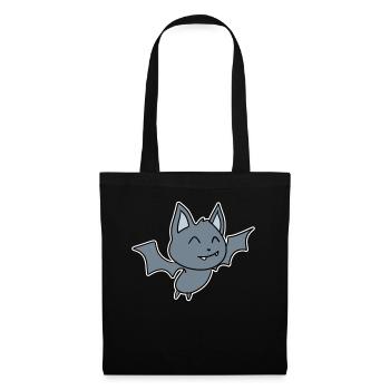 Bat Kids Motif - Sac en tissu - noir - Devant