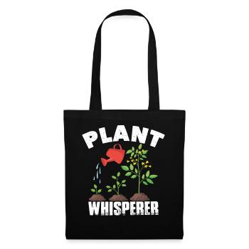 plants whisper garden gardener gardening gardening - Tote Bag - black - Front