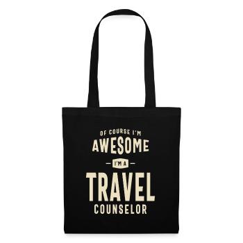 Travel Counselor Job Title Profession - Tote Bag - black - Front