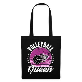 Volleyball - Stoffbeutel - Schwarz - Vorne