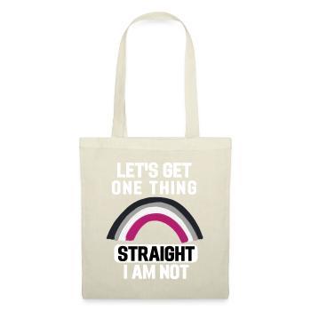 Regenbogen Ace Pride Month LGBT Geschenk Asexuell - Stoffbeutel - Natur - Vorne