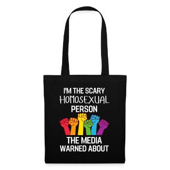 Rainbow Faust Queer Gay Pride Cadeau LGBT - Sac en tissu - noir - Devant