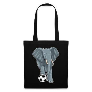 Elephant Football Player Football - Tote Bag - black - Front